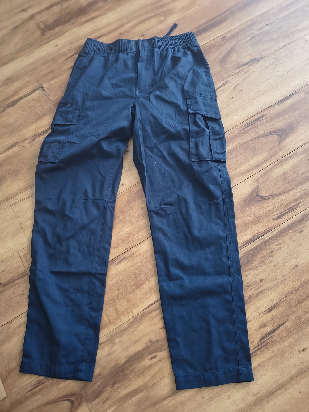 Classic Men's Cargo Joggers in Dark Blue